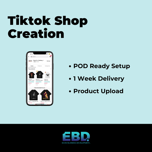 Tiktok Shop Creation